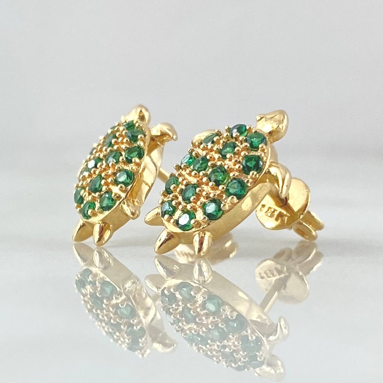 Topos Tortuga 3gr / 1.4cm / Oro Amarillo 18K