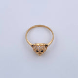 Anillo Rostro Oso 2.15gr / T6 / Oro Amarillo 18K &