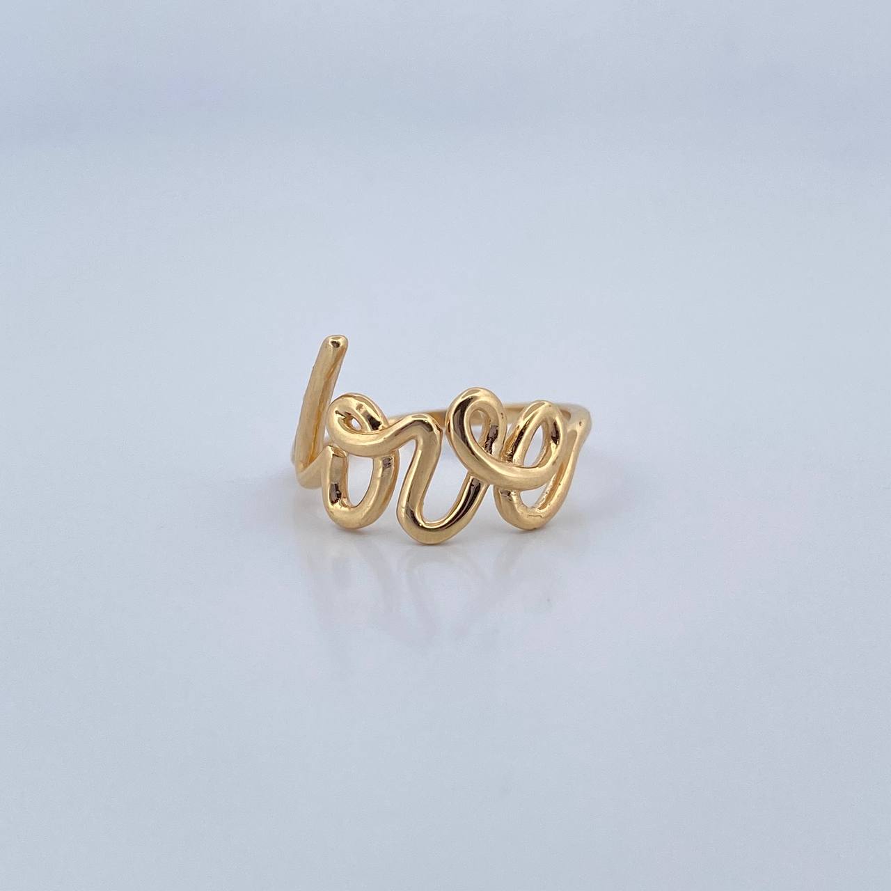 Anillo Love 2.75gr / T6 1/4 / Oro Amarillo 18K &