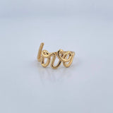 Anillo Love 2.75gr / T6 1/4 / Oro Amarillo 18K &