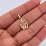 Dije Virgen de Guadalupe 1.2gr / 2.1cm / Oro Amarillo 18K &
