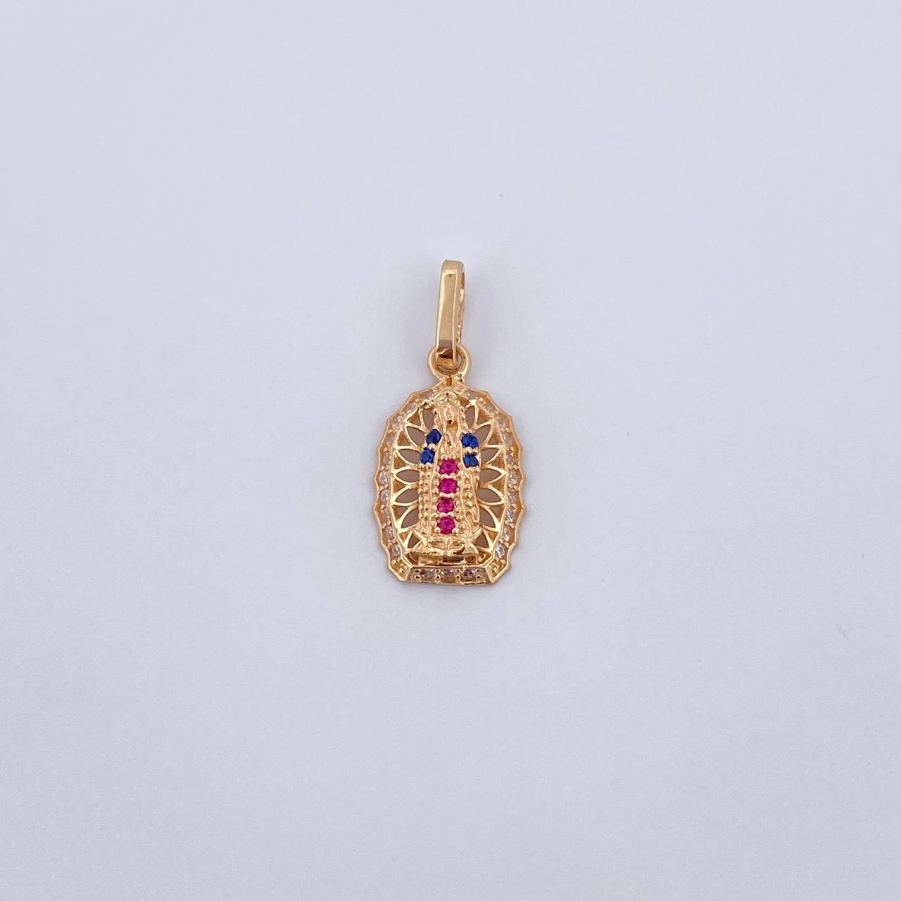 Dije Virgen de Guadalupe 1.2gr / 2.1cm / Oro Amarillo 18K &