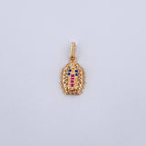 Dije Virgen de Guadalupe 1.2gr / 2.1cm / Oro Amarillo 18K &