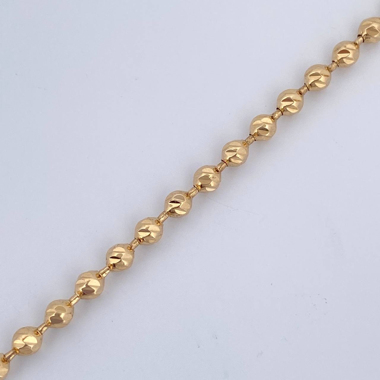 Pulso Militar 6.35gr / 21cm / Oro Amarillo 18K &