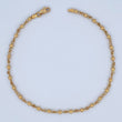 Tobillera Bolas 3.75gr / 25.2cm / Oro Amarillo 18K &