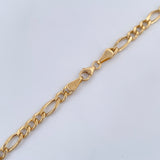 Cadena Figaro 9.7gr / 60cm / Oro Amarillo +1 18K &