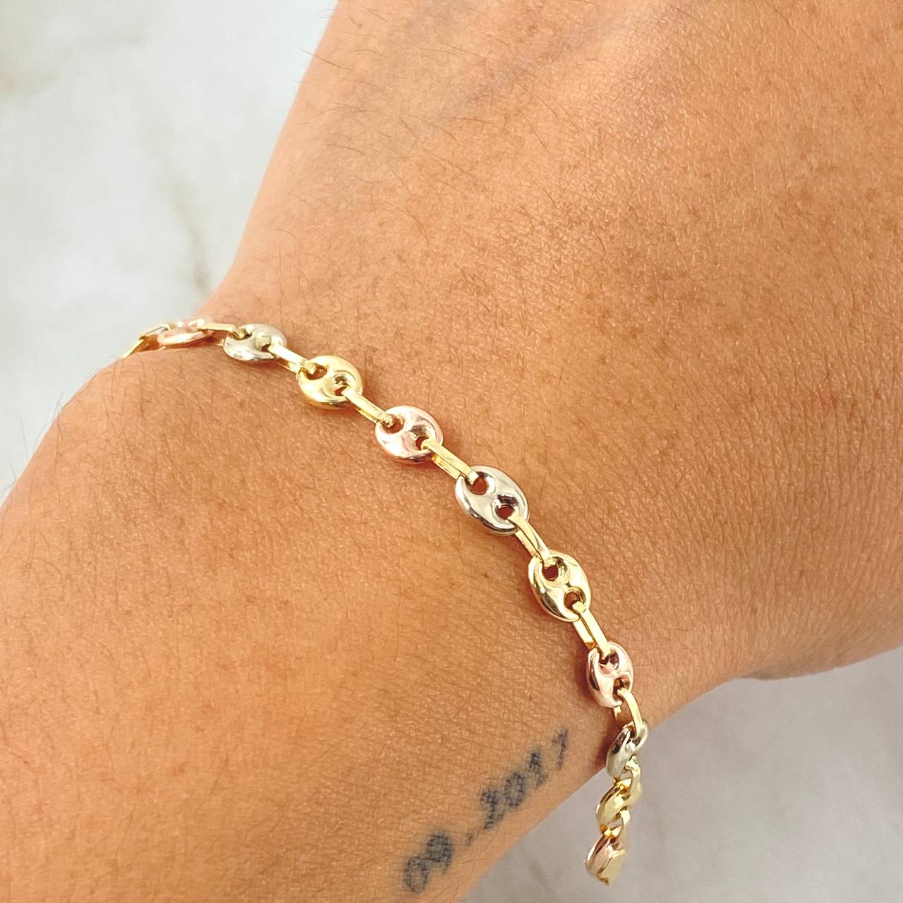 Pulso GC 3.05gr / 20cm / Tres Oros 18K *