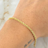 Pulso Lazo 1.5gr / 19cm / Oro Amarillo +3 18K *
