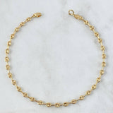 Tobillera GC 3.7gr / 25cm / Oro 18K