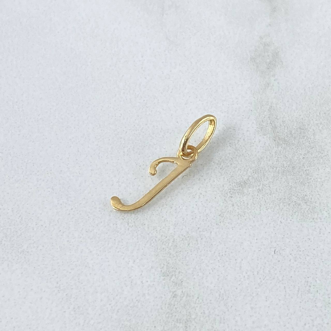 Dije Letra J Cursiva 0.3gr / 1.8cm / Oro Amarillo 18K ©