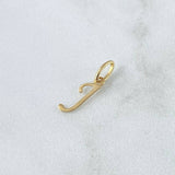 Dije Letra J Cursiva 0.3gr / 1.8cm / Oro Amarillo 18K ©