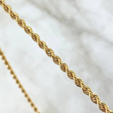 Cadena Lazo  9.3gr / 55cm / 4.2mm Oro Amarillo +3  ©