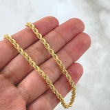 Cadena Lazo  9.3gr / 55cm / 4.2mm Oro Amarillo +3  ©