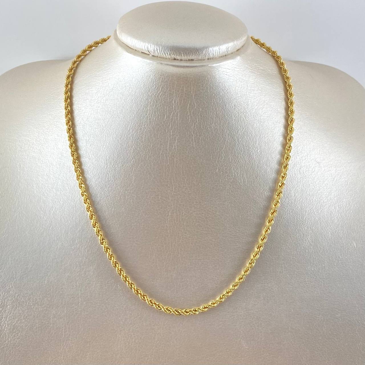 Cadena Lazo 6.5gr / 45cm / 3.2mm Oro Amarillo +3 18K *