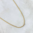 Cadena Espiga 1.1gr / 45cm / 0.75mm Oro Amarillo +3 18K *