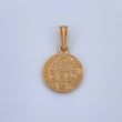 Dije San Benito 1.65gr / 2cm / Liso Oro Amarillo 18K &