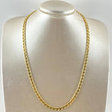 Cadena Panzer 33.4gr / 55cm / 4.8mm Oro Amarillo +1 18K *