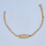 Pulso Bebé Ojiva 1.45gr / 15.5cm / Oro Amarillo 18K &