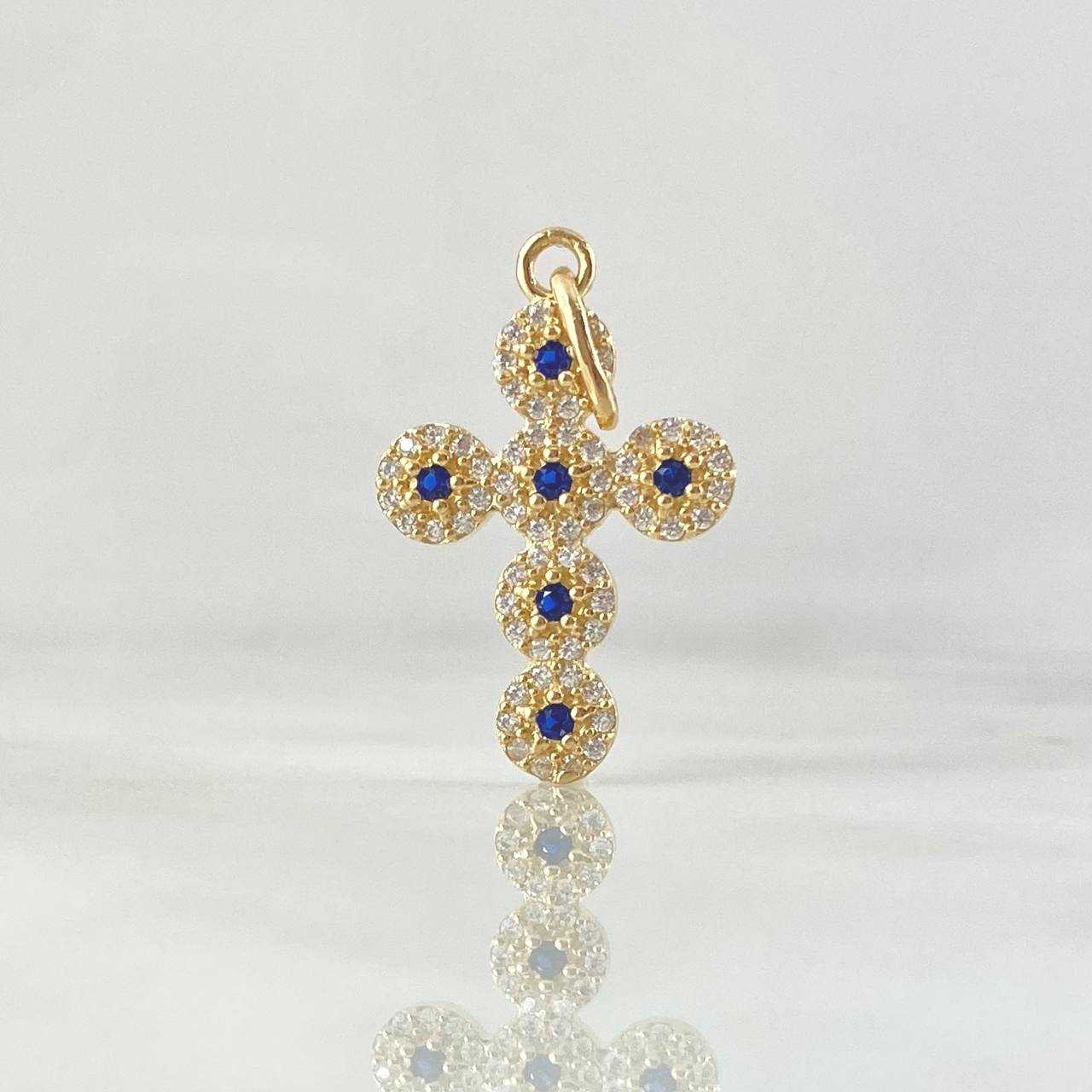 Dije Cruz Tupida 1.85gr / 2.8cm / Oro Amarillo 18K *