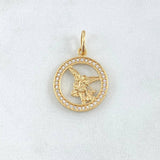 Dije San Miguel Arcángel 1.85gr / 2.5cm / Oro Amarillo 18K