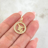Dije San Miguel Arcángel 1.85gr / 2.5cm / Oro Amarillo 18K