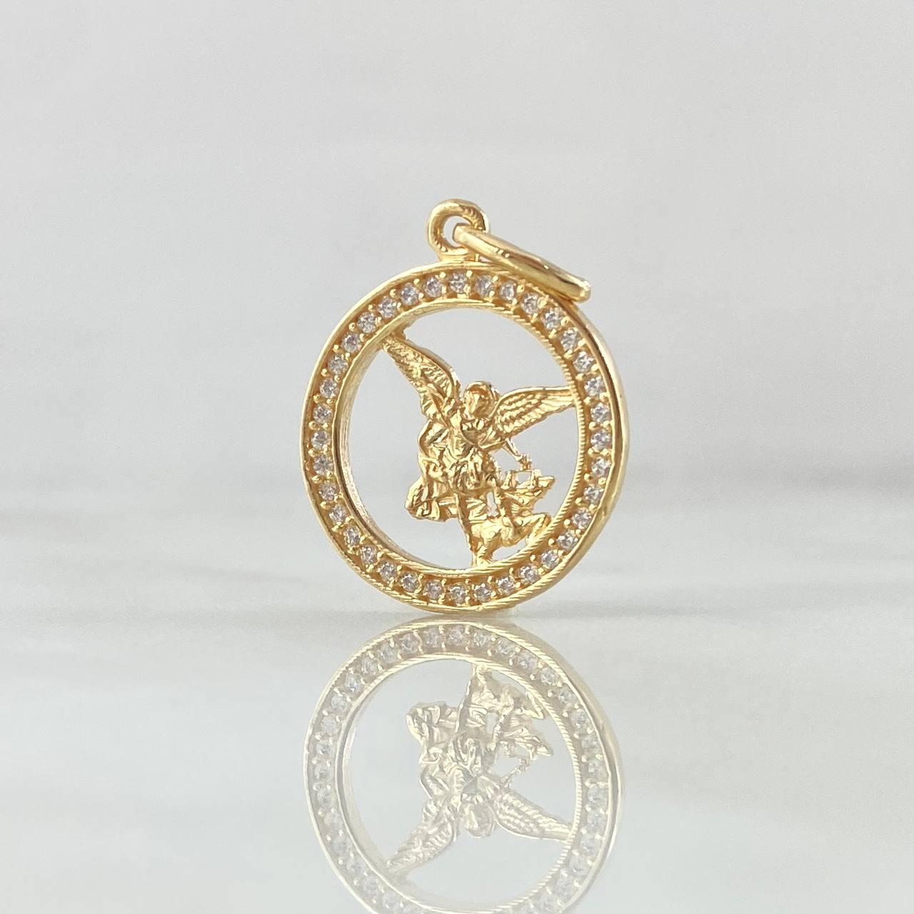 Dije San Miguel Arcángel 1.8gr / 2.5cm / Oro Amarillo 18K