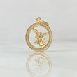 Dije San Miguel Arcángel 1.8gr / 2.5cm / Oro Amarillo 18K