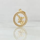 Dije San Miguel Arcángel 1.85gr / 2.5cm / Oro Amarillo 18K