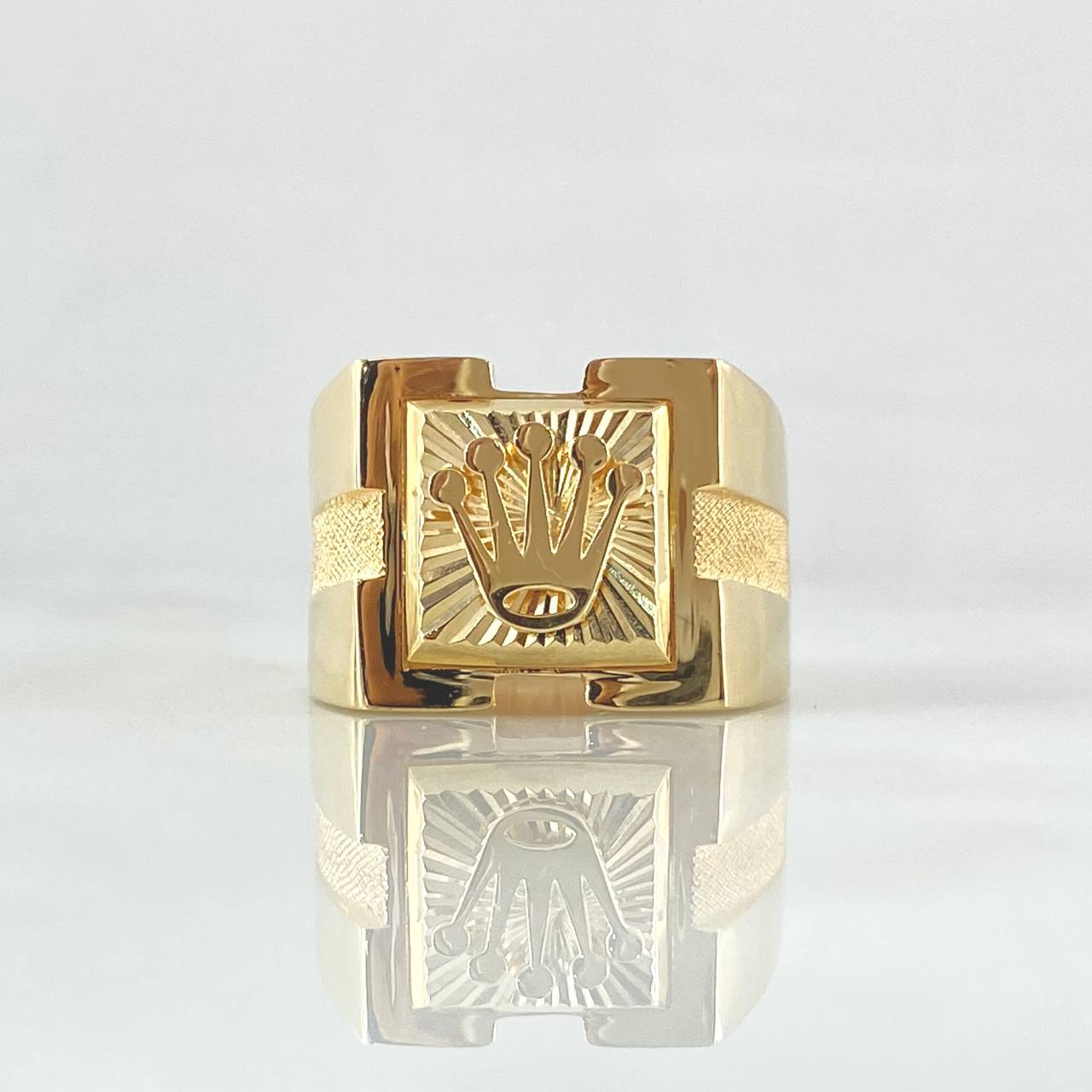 Anillo RX Cuadrado 6.35gr / T9 3/4 / Oro Amarillo 18K ©