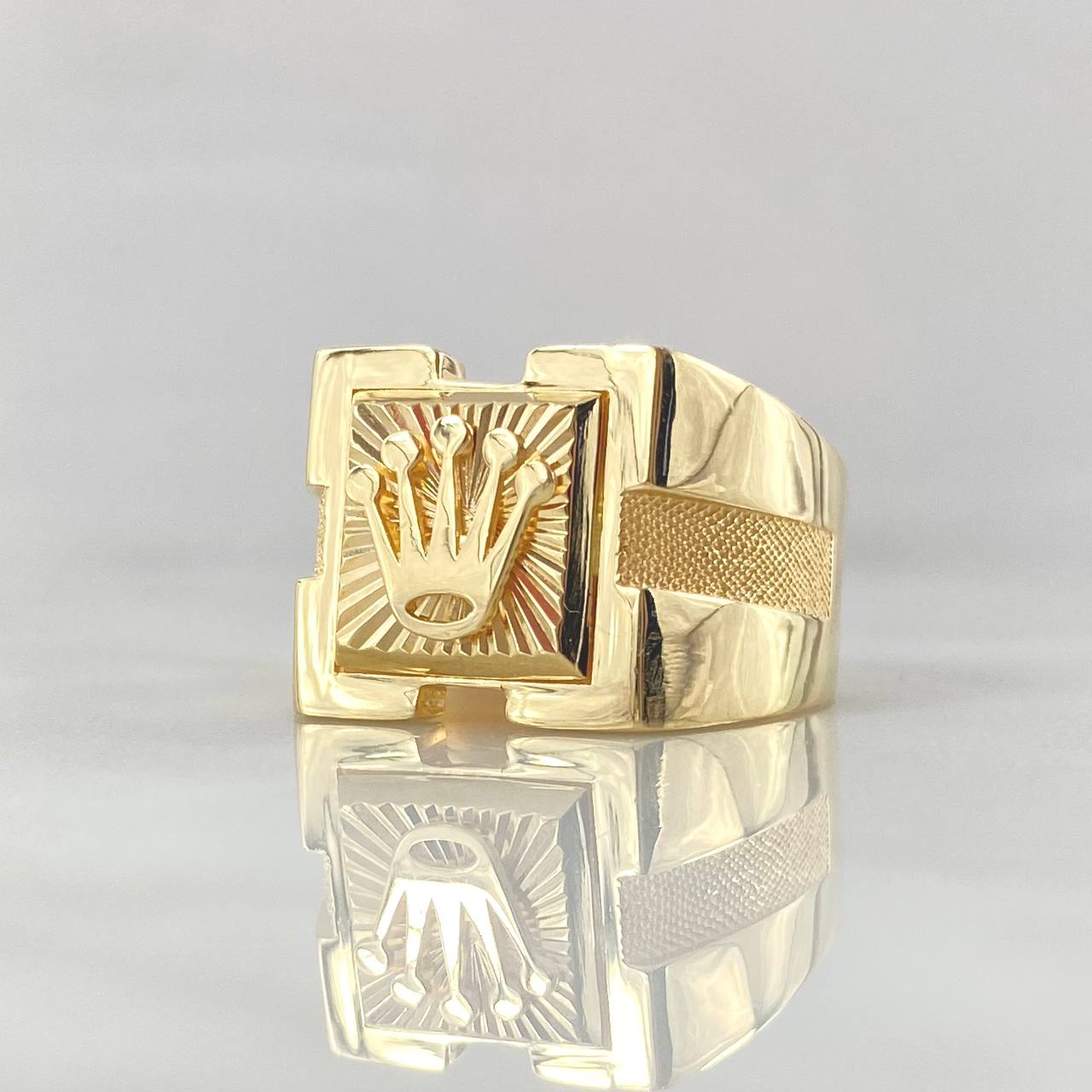 Anillo RX Cuadrado 6.35gr / T9 3/4 / Oro Amarillo 18K ©