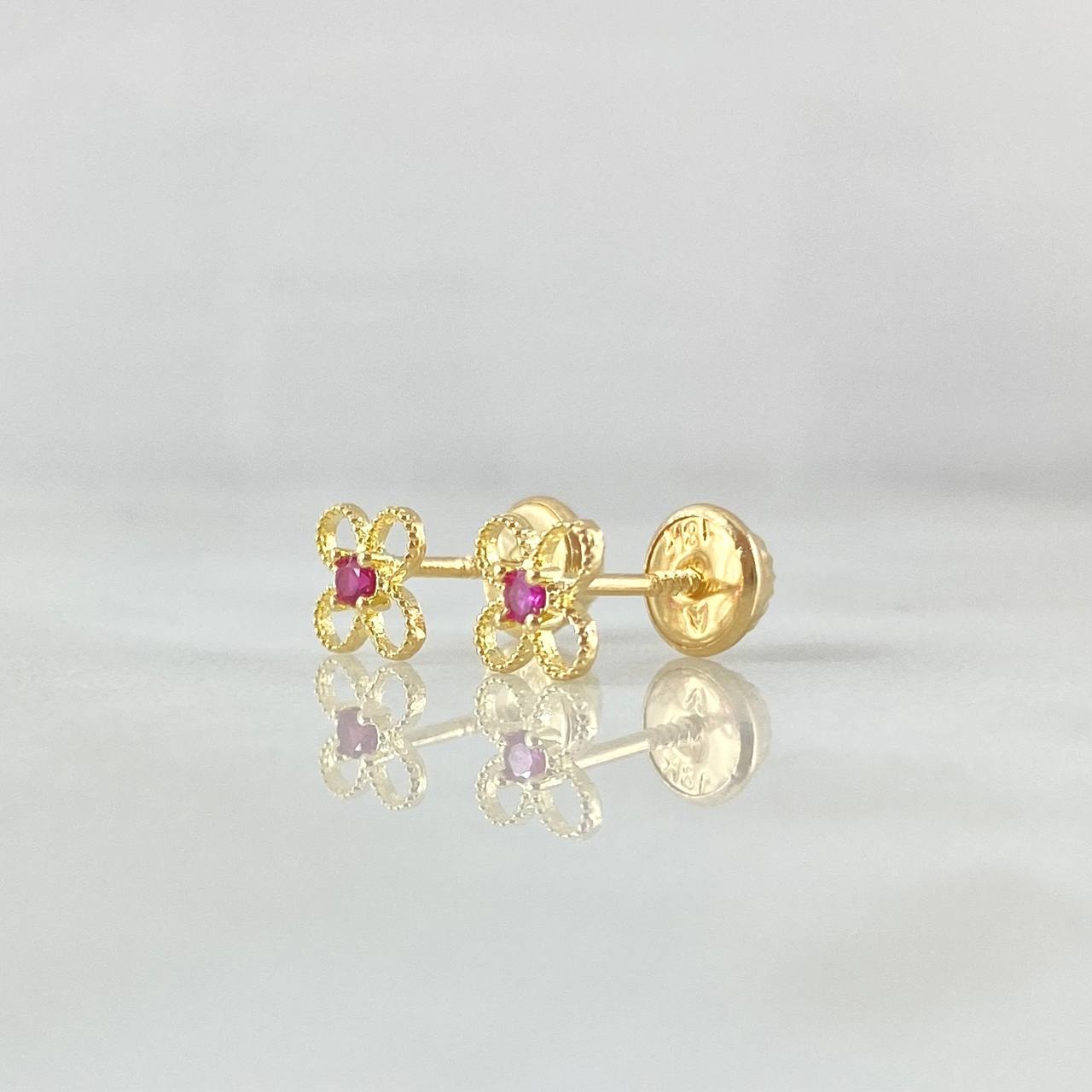 Topos Flor 0.7gr / Oro 18K *