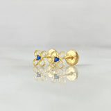 Topos Flor 0.7gr / Oro 18K *