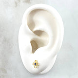 Topos Flor 0.7gr / Oro 18K *