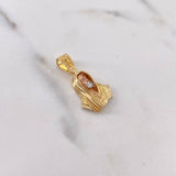 Dije Rostro Cristo 3.4gr / 2.7cm / Tres Oros 18K &