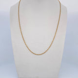 Cadena Aro Seguido 1.65gr / 45.5cm / 1.6mm Oro Amarillo +3 18K &
