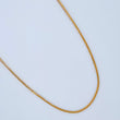 Cadena Franco 1.9gr / 40cm / Dos Oros Amarillo Blanco +3 18K &