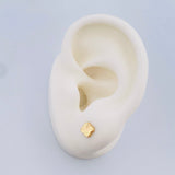 Topos Trebol 0.6gr / Oro Amarillo 18K &