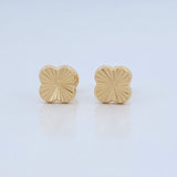 Topos Trebol 0.8gr / Oro Amarillo 18K &