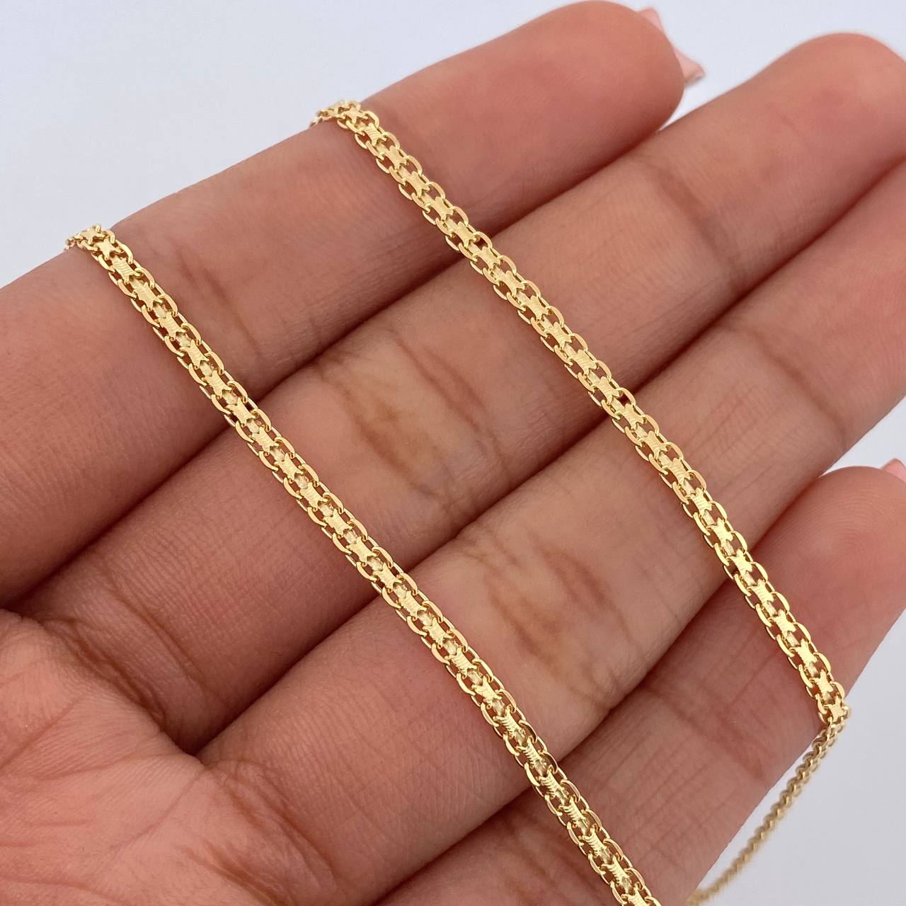 Cadena China 7.35gr / 61cm / +1 Oro 18K &