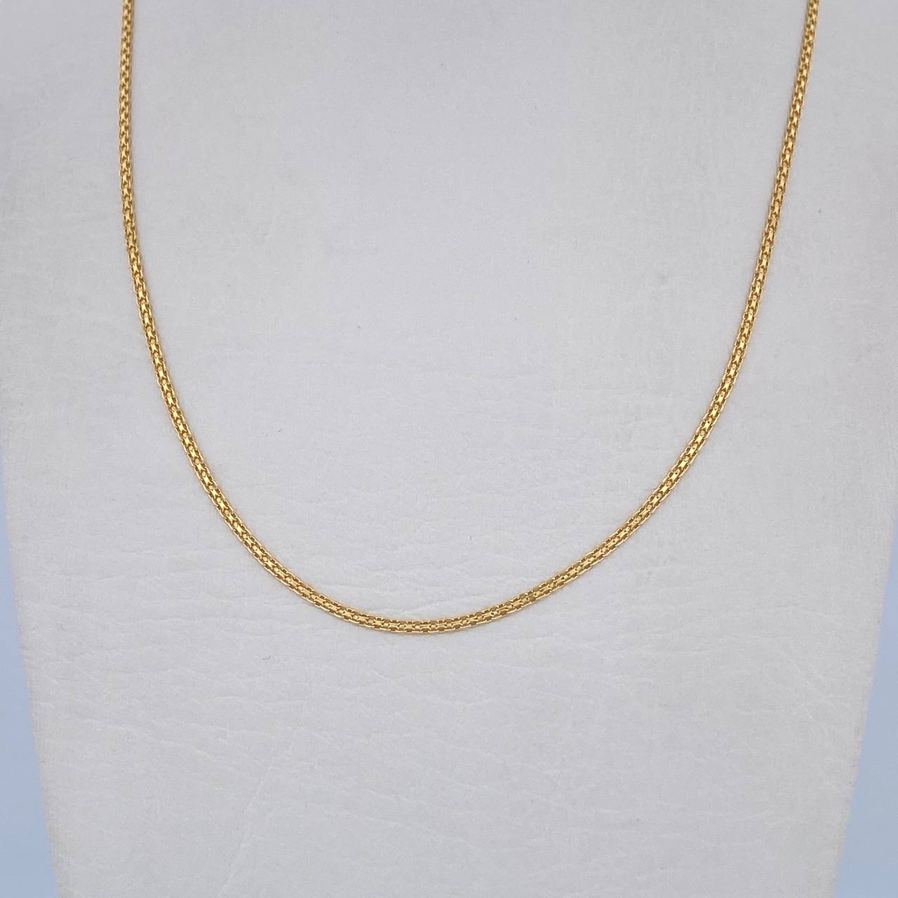 Cadena China 3.05gr / 60.9cm / 1.4mm Oro Amarillo +0 18K $