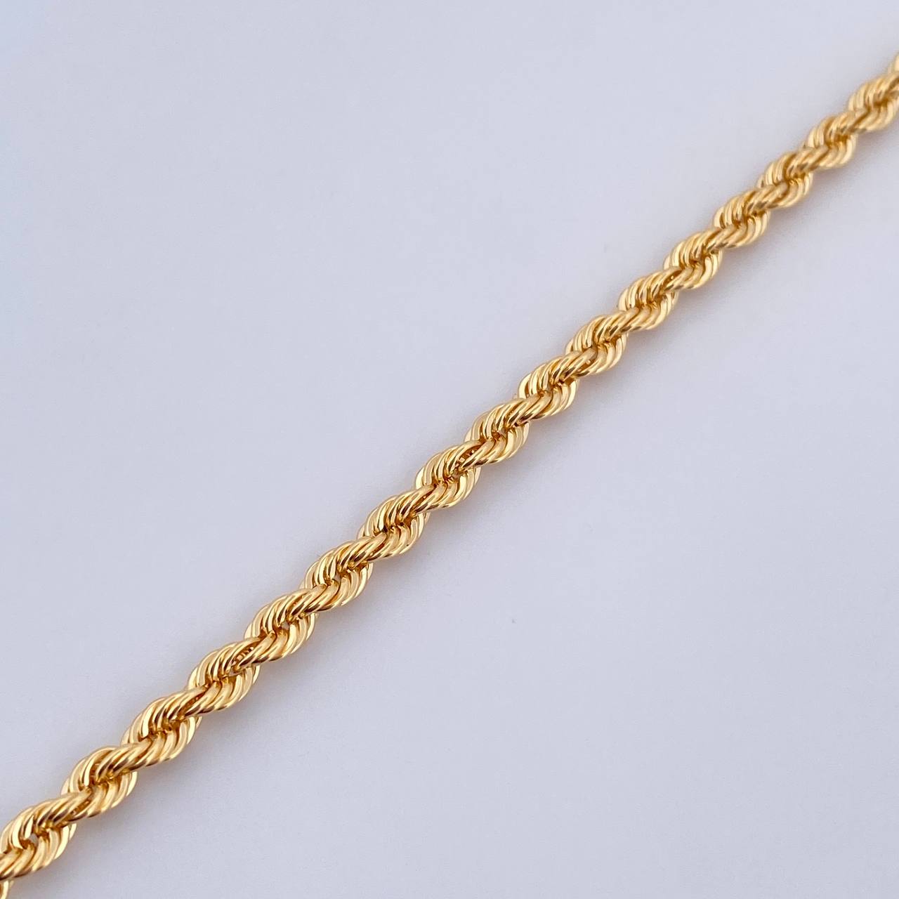 Pulso Lazo 3.1gr / 19.1cm / 3mm Oro Amarillo +3 18K $