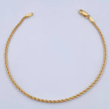 Pulso Lazo 1gr / 18.8cm / 1.4mm Oro Amarillo +3 18K $