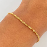 Pulso Lazo 1gr / 18.8cm / 1.4mm Oro Amarillo +3 18K $