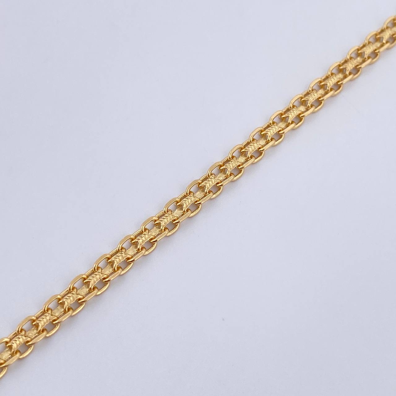 Pulso Chino 4.1gr / 18.4cm / 2.8mm Oro Amarillo +1 18K &