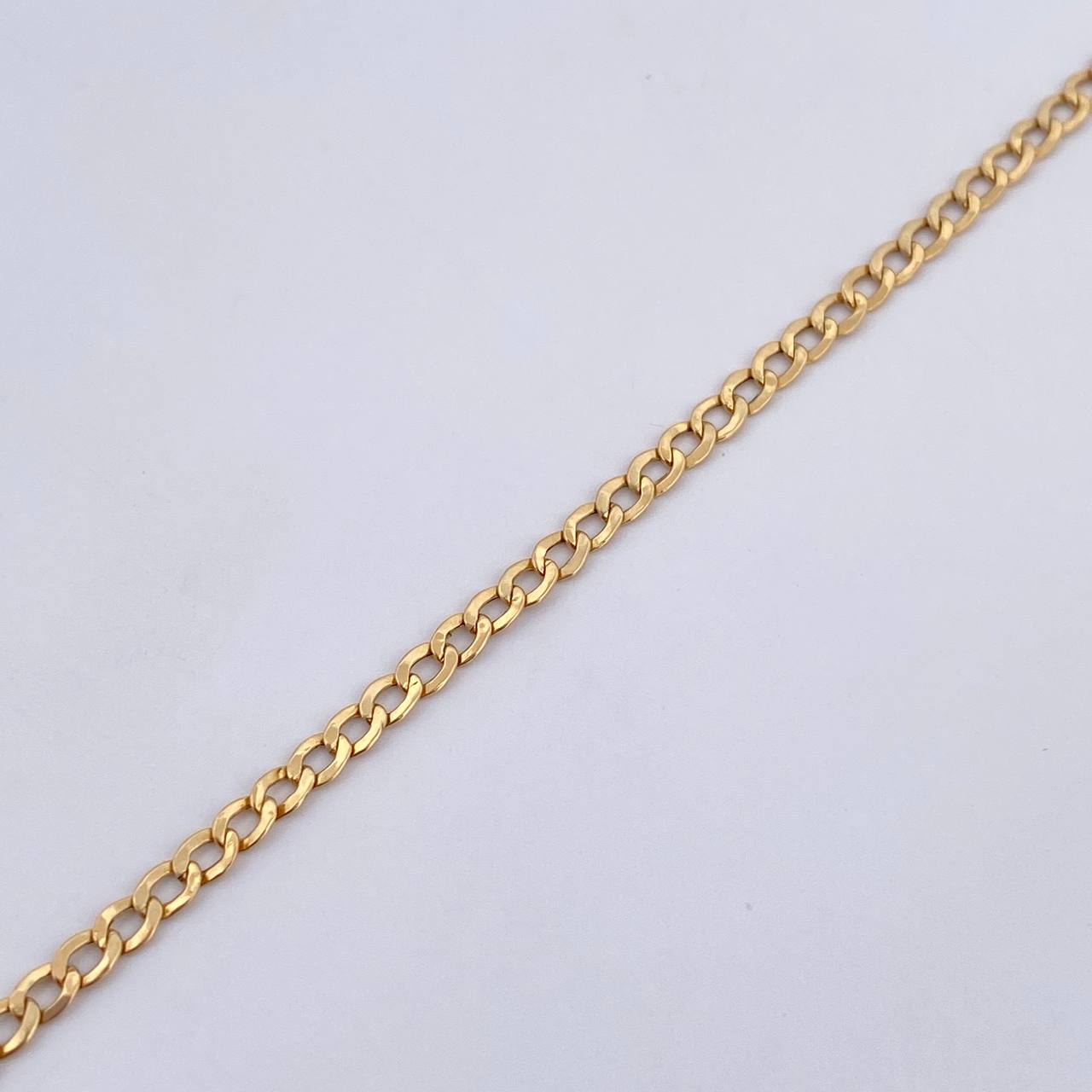 Pulso Cubano 1.05gr / 19.2cm / 2.1mm Oro Amarillo +1 18K &
