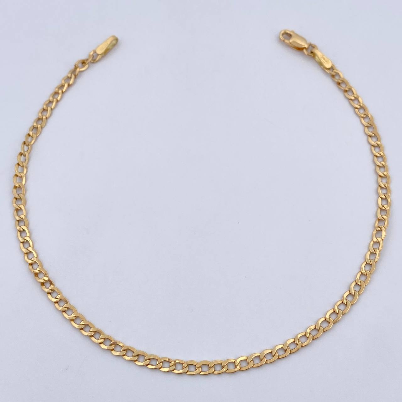 Pulso Cubano 1.05gr / 19.2cm / 2.1mm Oro Amarillo +1 18K &