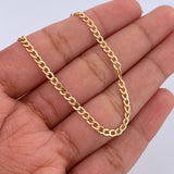 Pulso Cubano 1.05gr / 19.2cm / 2.1mm Oro Amarillo +1 18K &