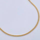 Cadena Cubana 3.25gr / 45.3cm / 1.8mm Oro Amarillo +0 18K &
