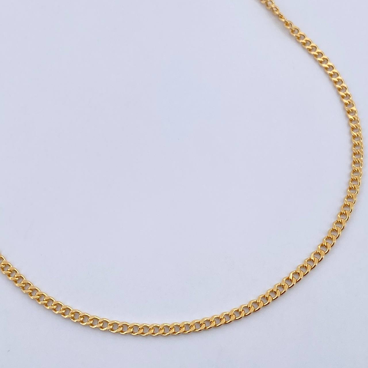 Cadena Cubana 3.25gr / 45.3cm / 2mm Oro Amarillo +0 18K $