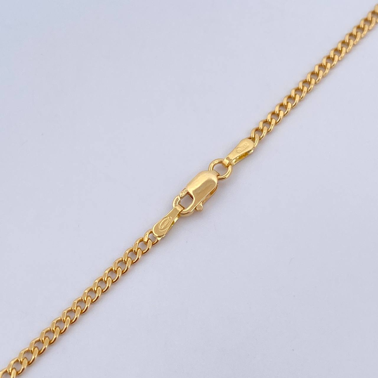 Cadena Cubana 3.35gr / 45.2cm / 1.9mm Oro Amarillo +0 18K $